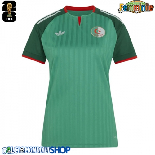 Maglie da calcio Algeria Seconda Maglia Femminile Mondiali 2026  Manica Corta